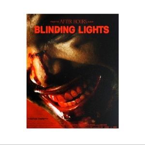 *HANDSIGNED* The Weekend Blinding Lights Poster